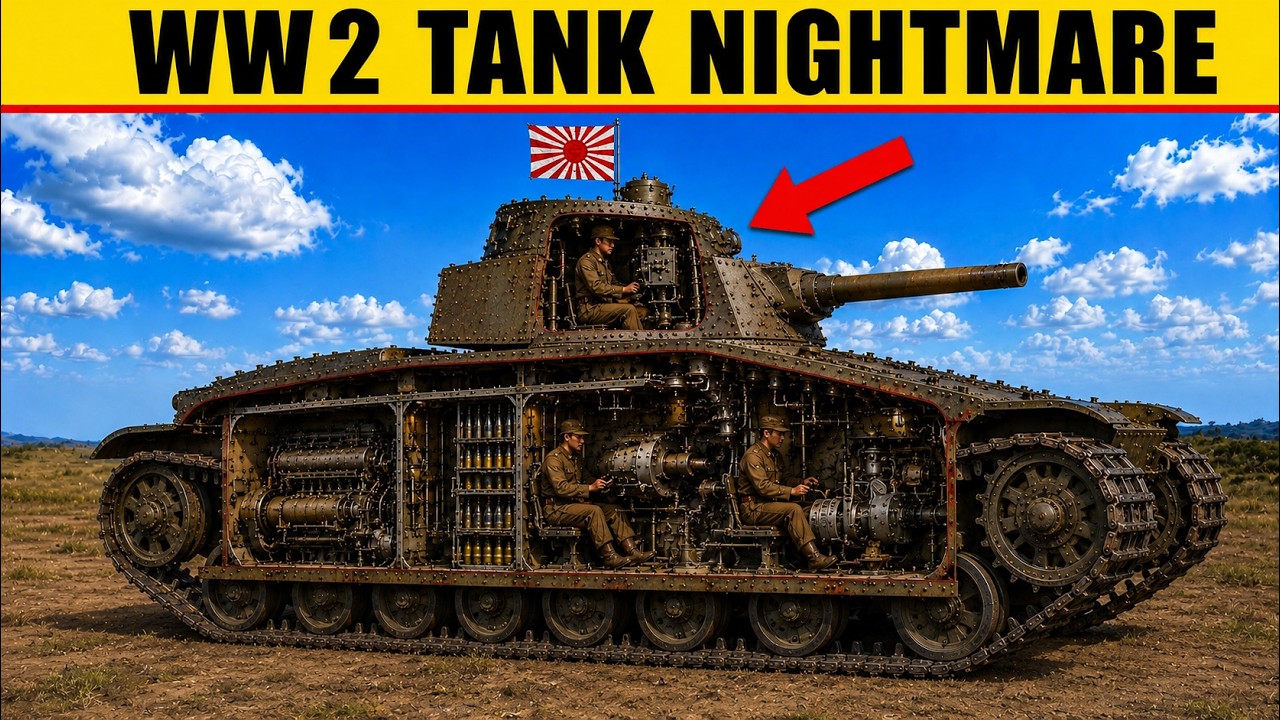 The Terrifying Reality of Fighting Inside a WW2 Japanese Tank During Combat