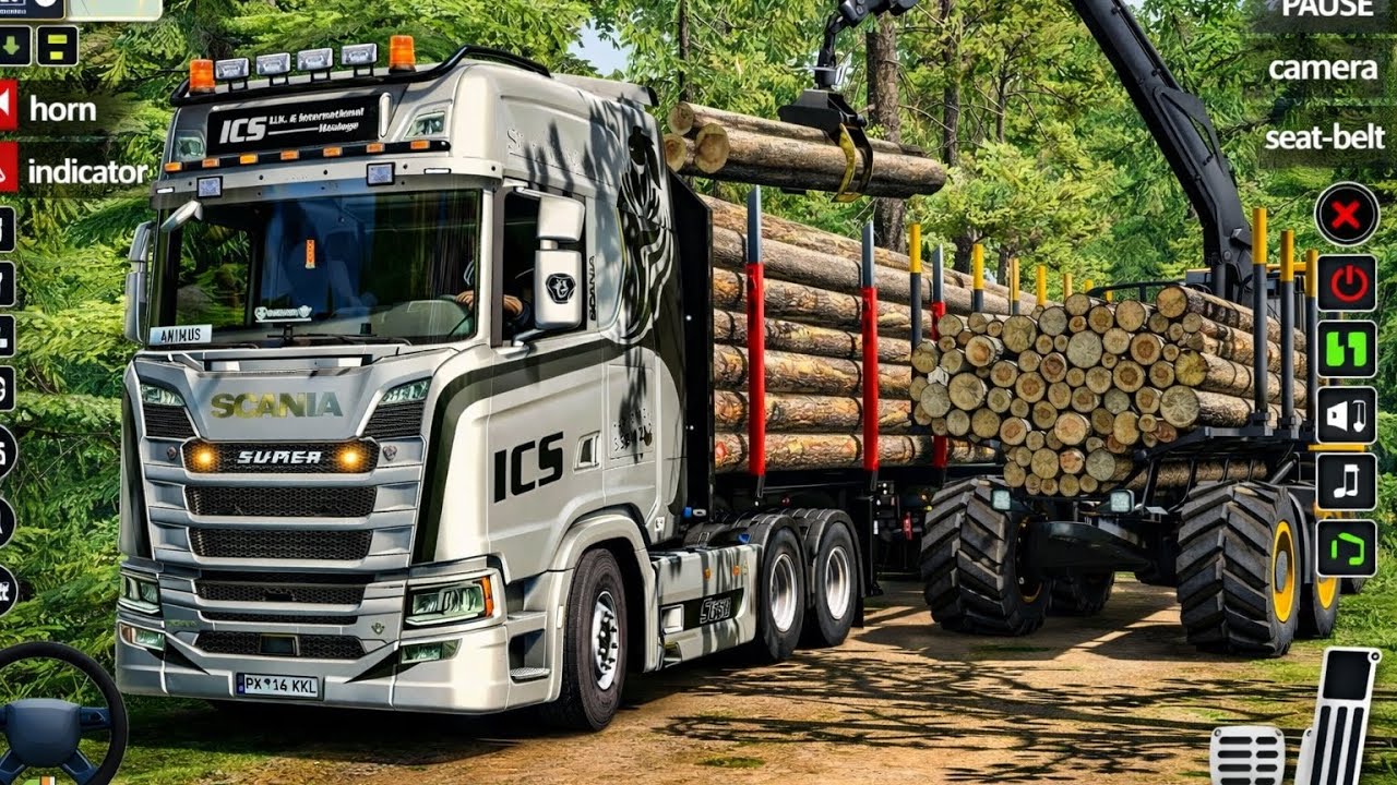 US Heavy Truck Transport Simulator Gameplay 🇺🇸🚛 | Massive Cargo & American Highway Driving