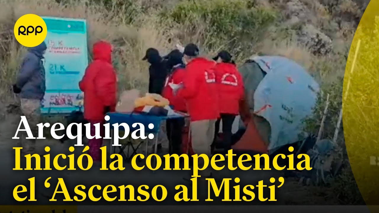 Comenzó la competencia el 'Ascenso al Misti' en Arequipa