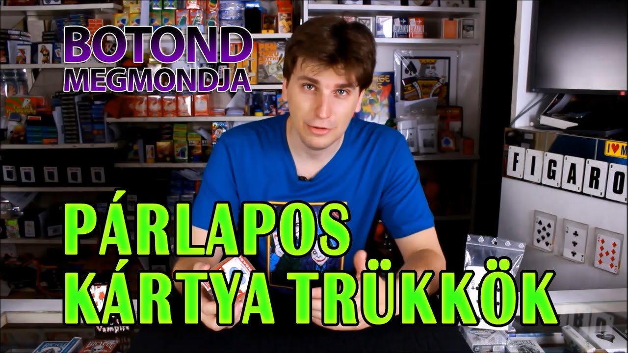 Párlapos kártytrükkök - Botond megmondja
