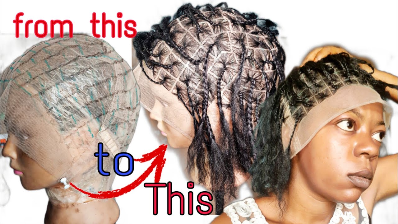 Slay on a budget: DIY/crochet ventilation on a full lace wig for knotless braids. Beginner friendly