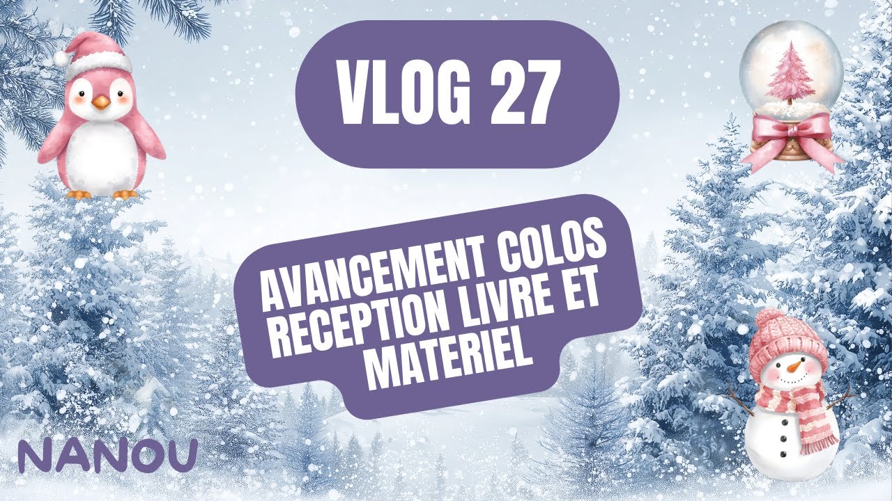 ✍️Vlog Coloriage 27 -  On démarre le mois sur les chapeaux de roue 😊