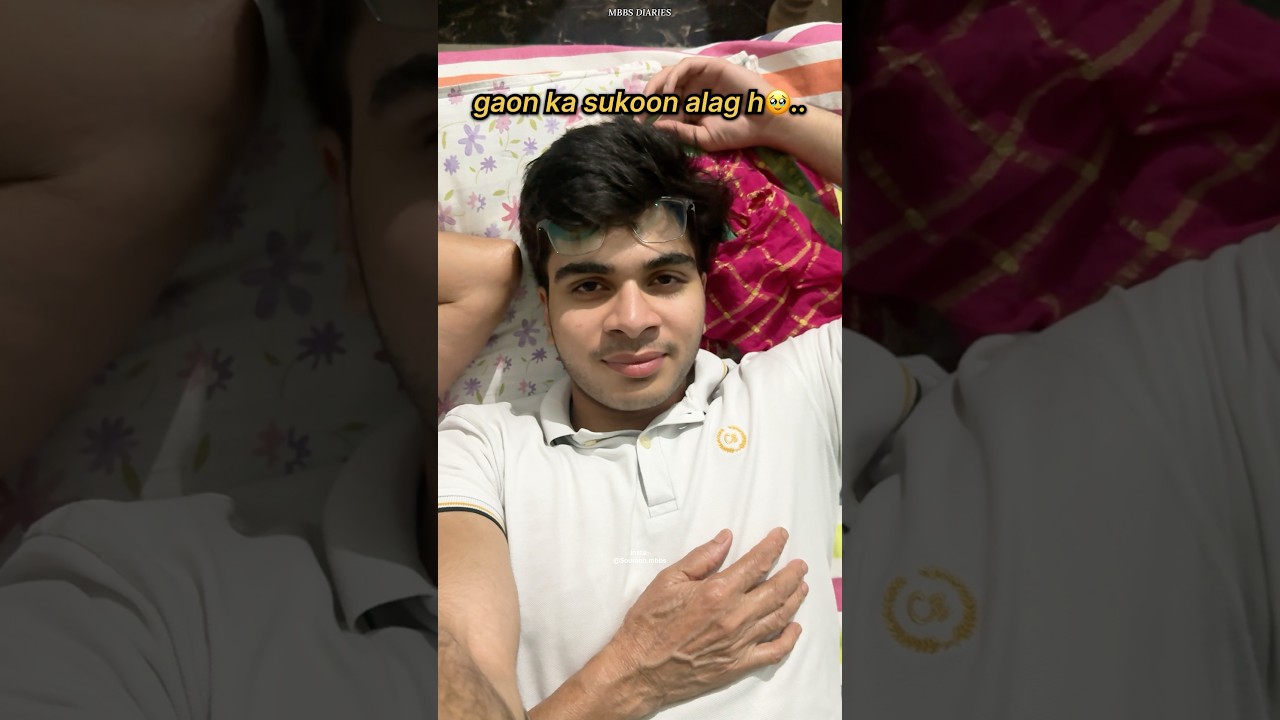 *GAON* ka sukoon alag h🥹| Day 870 | MBBS diaries |#minivlog #mbbs #neet #trending