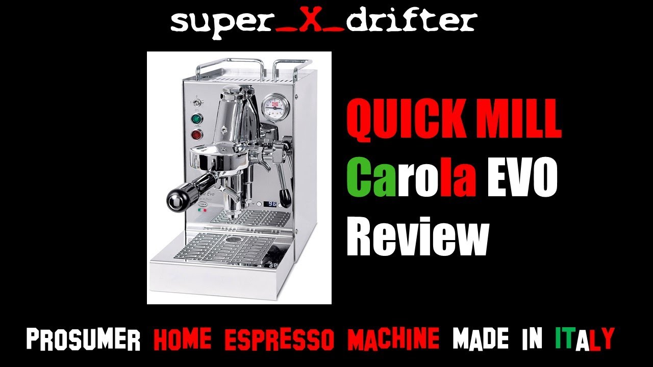 Quick Mill Carola EVO Espresso Machine Review - E61 58MM Prosumer Home Espresso Machine with PID
