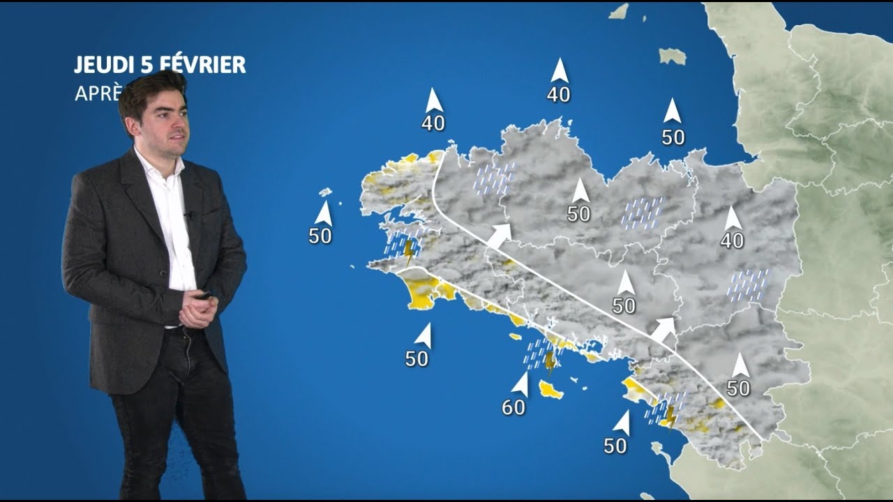 Bulletin météo pour le jeudi 5 février 2026