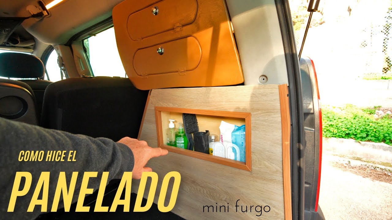 Como hice los PANELES LATERALES de la mini FURGO CAMPER | Citroen Berlingo, Partner, Kangoo