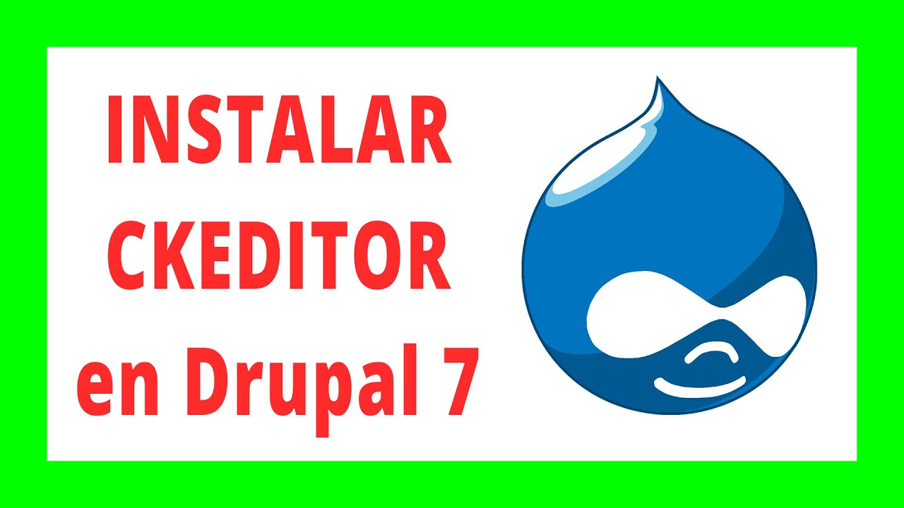 CKEditor Drupal 7 - Instalación y configuración 👉 CURSO DE DRUPAL 7 #003