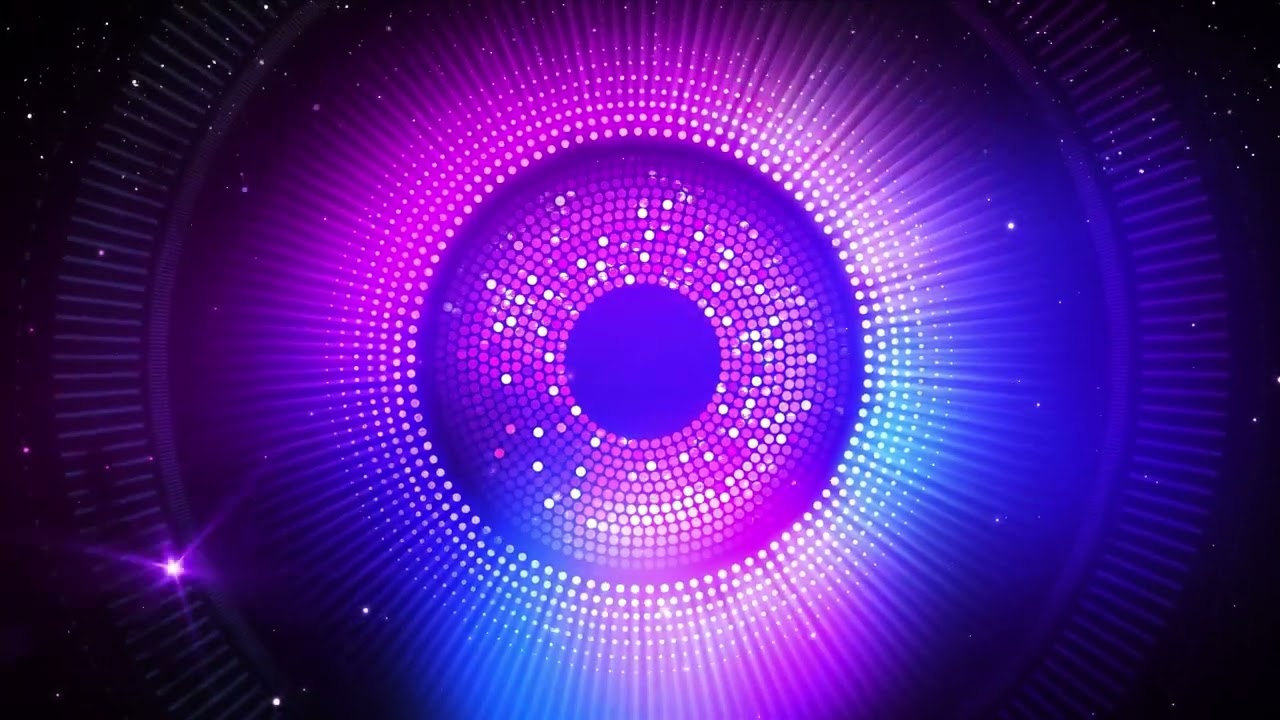 Free Background Loop for Your Music  HD Neon Abstract  Motion Graphics  Copyright Free