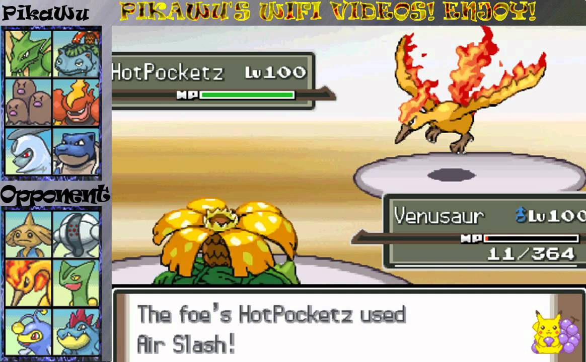 Pokemon Wifi Battle #25 [PikaWu Vs. HaZard] (UU)