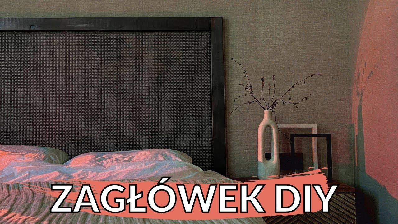 DIY Rattanowy Zagłówek Łóżka