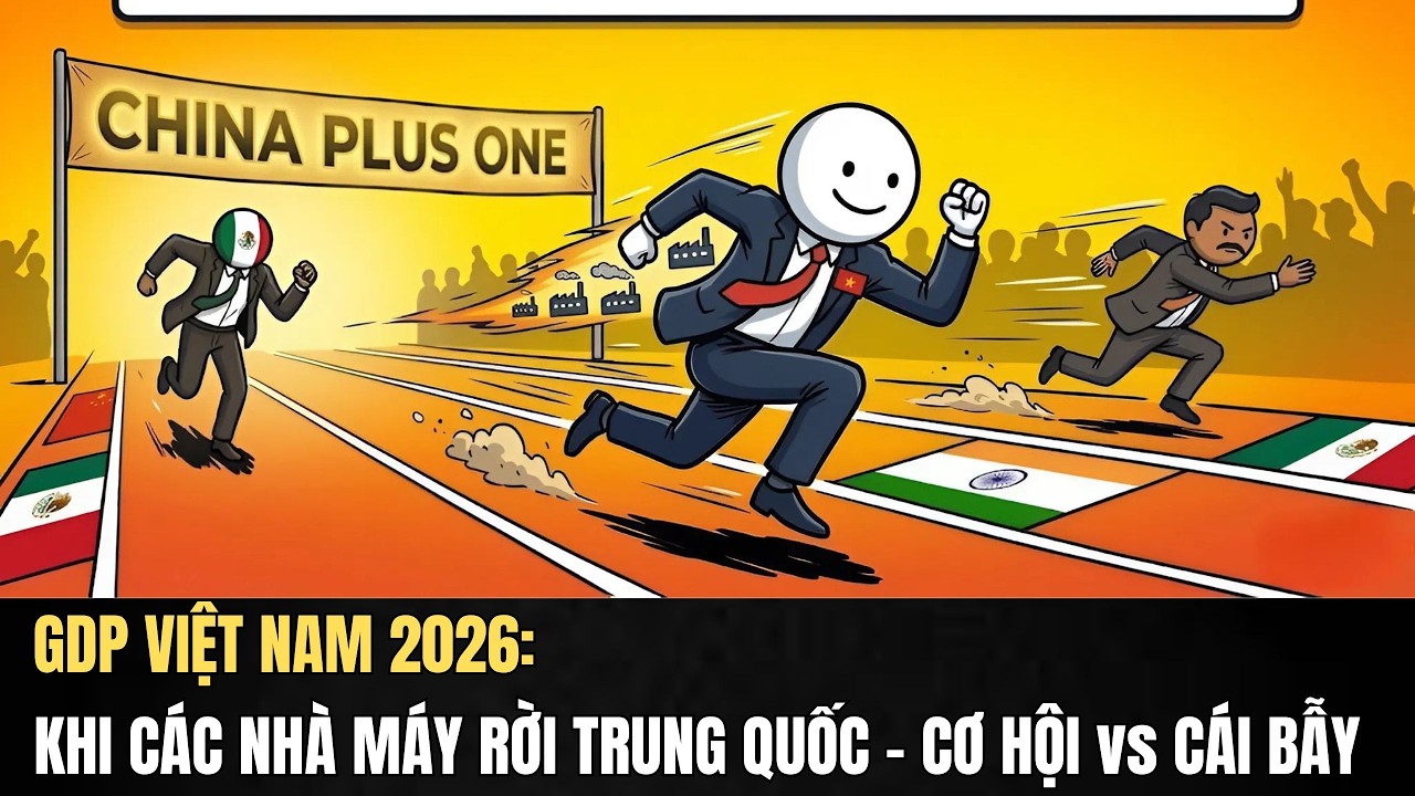 GDP Việt Nam: Khi Các Nhà Máy Rời Trung Quốc — Cơ Hội Hay Cái Bẫy?