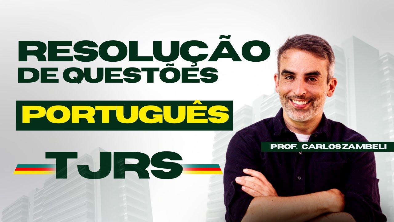 Resolução de Questões FGV | Língua Portuguesa | Prof. Carlos Zambeli | PREPARA