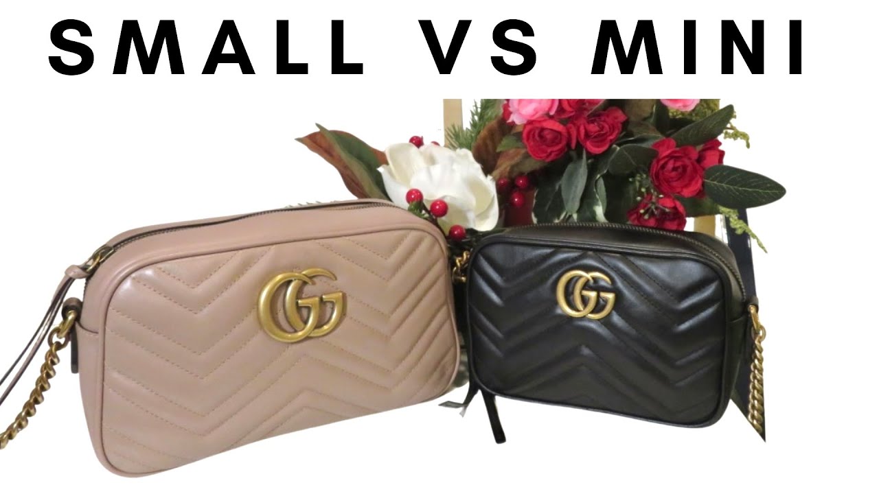 Сумка для фотоаппарата Gucci Marmont: маленький или мини-размер II: что подходит II MOD SHOTS