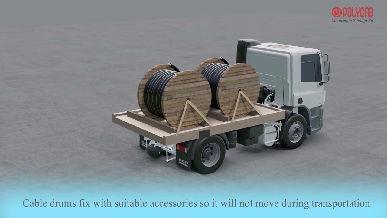 Cable drum Loading / Unloading