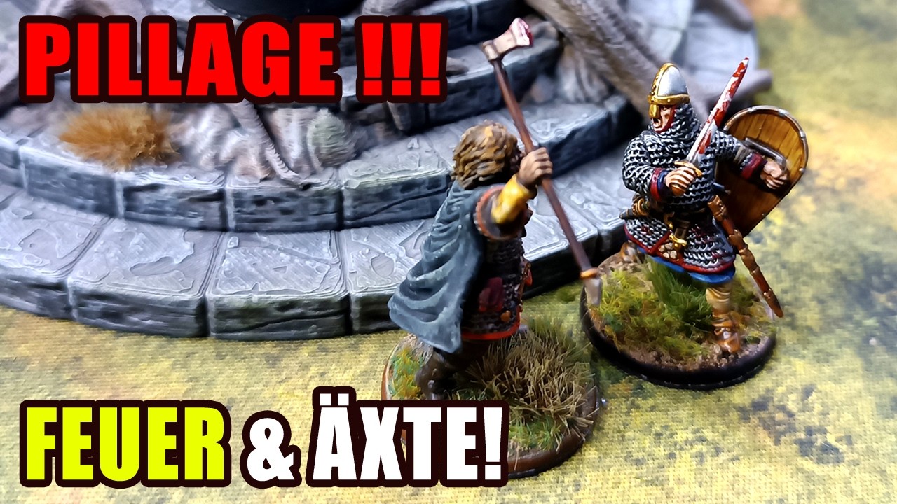🔥 Dorf in Flammen: Wikinger vs Normannen vs Sachsen | Pillage Spiel 2