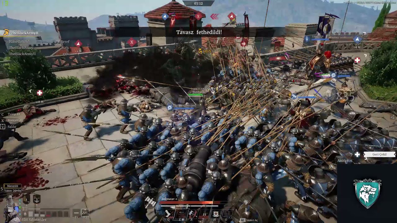 GOKTURK vs TheBlackArmy // Ankuros Defence // 20.04.2021 // Conqueror's Blade TW // S7