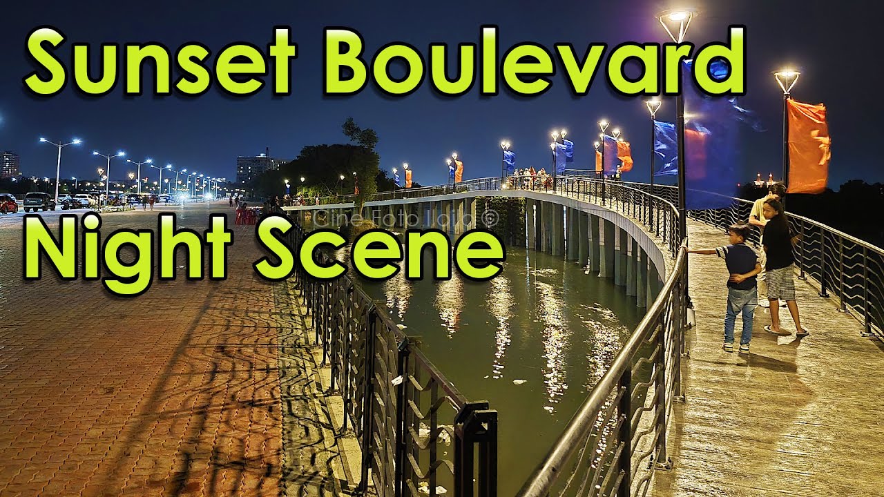 Iloilo City - Sunset Boulevard Night Scene