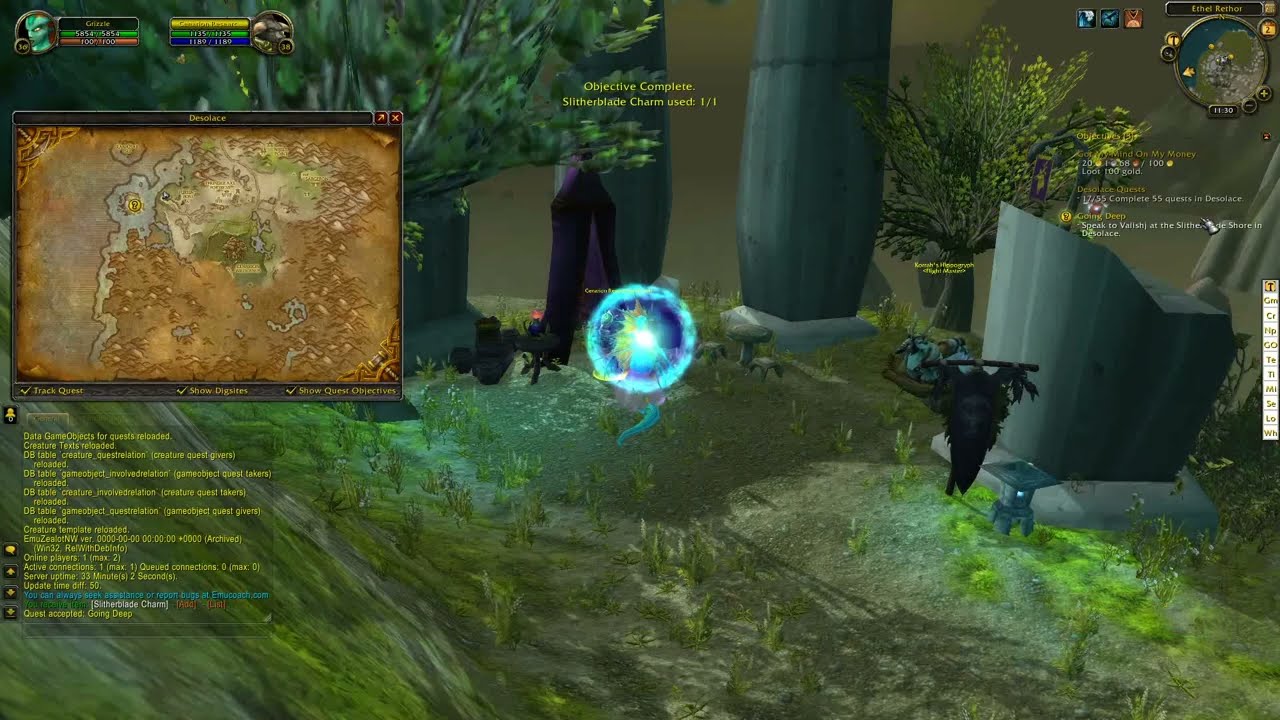 WOW Cata Quest 'Going Deep - 14260' Horde on a PS