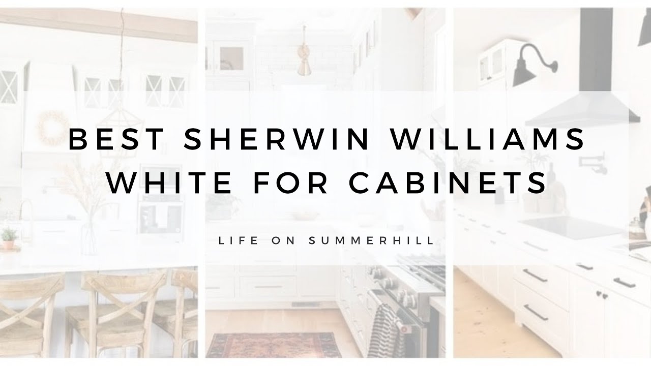 BEST SHERWIN WILLIAMS WHITE FOR CABINETS