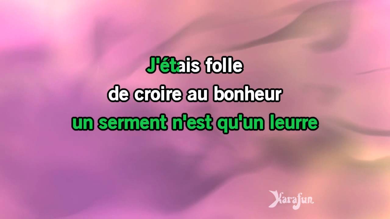 Karaoké Mon amant de Saint-Jean - Lucienne Delyle *