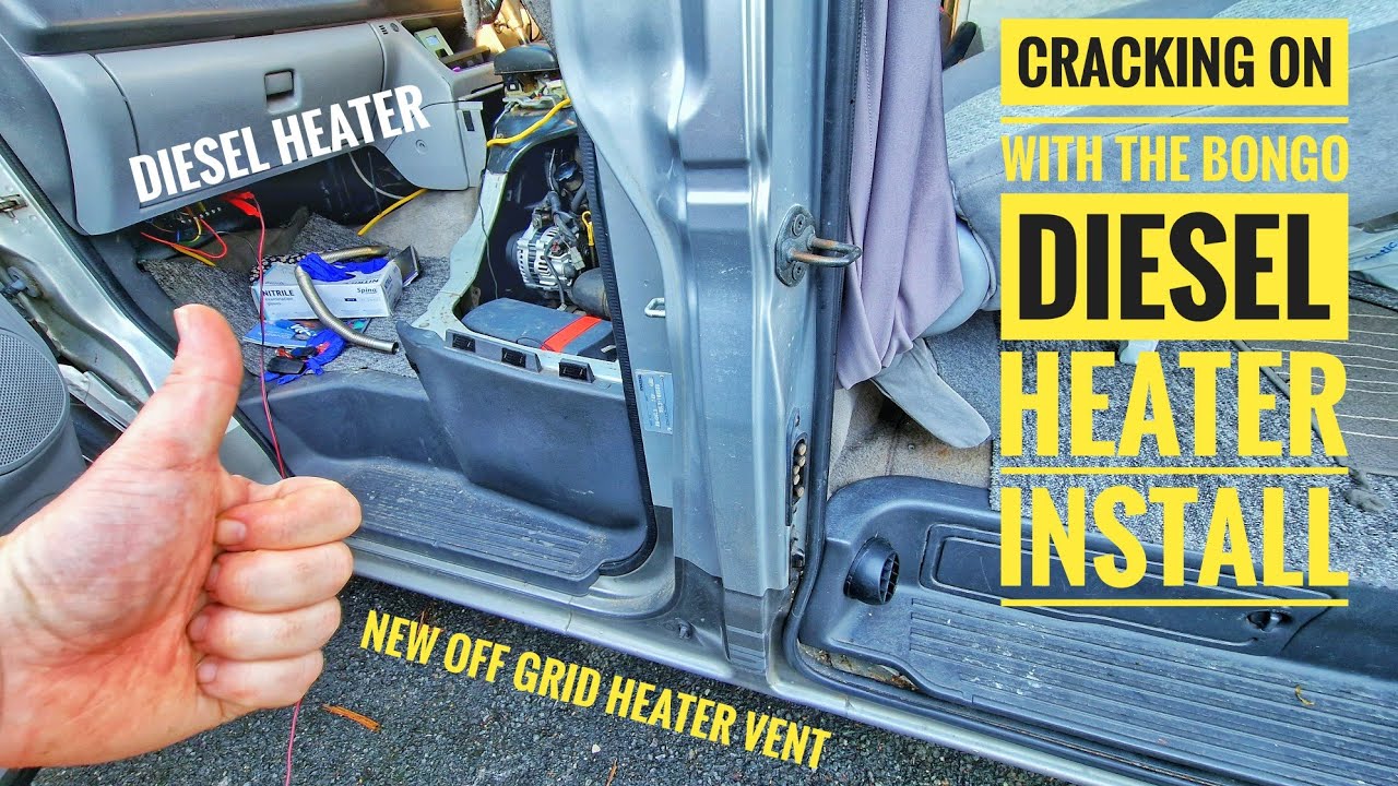 Installing Mazda Bongo Diesel Heater // Pt 2.