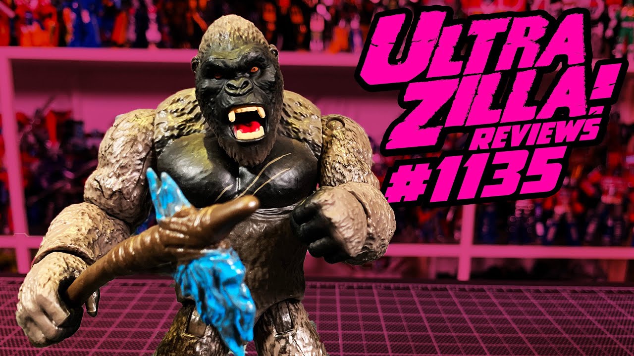 PLAYMATES TOYS GODZILLA VS. KONG KONG W/BATTLE AXE REVIEW!