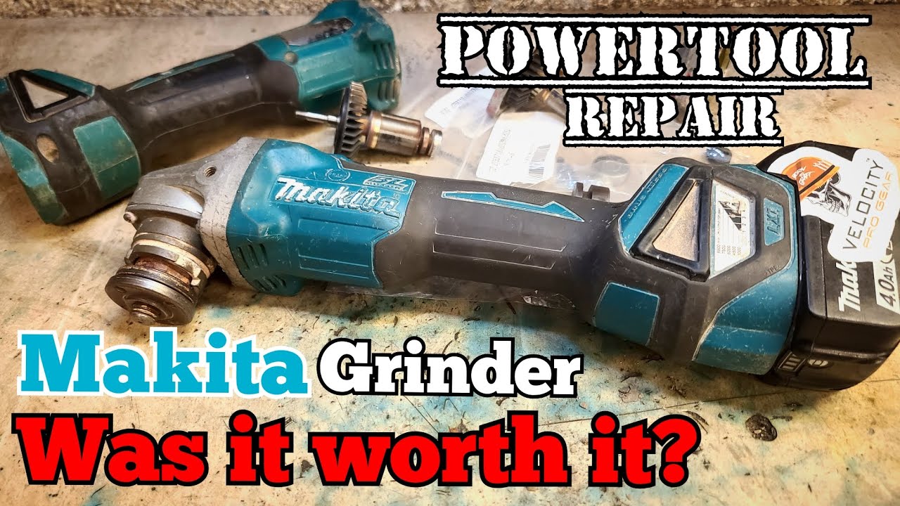 Repairing A Makita DGA463 cordless Grinder with a lot of internal damage. Was it even worth it??