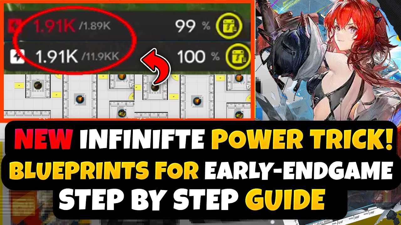 NEW Arknights Endfield: UNLIMITED POWER Trick! | Blueprints For Early - Mid - Endgame