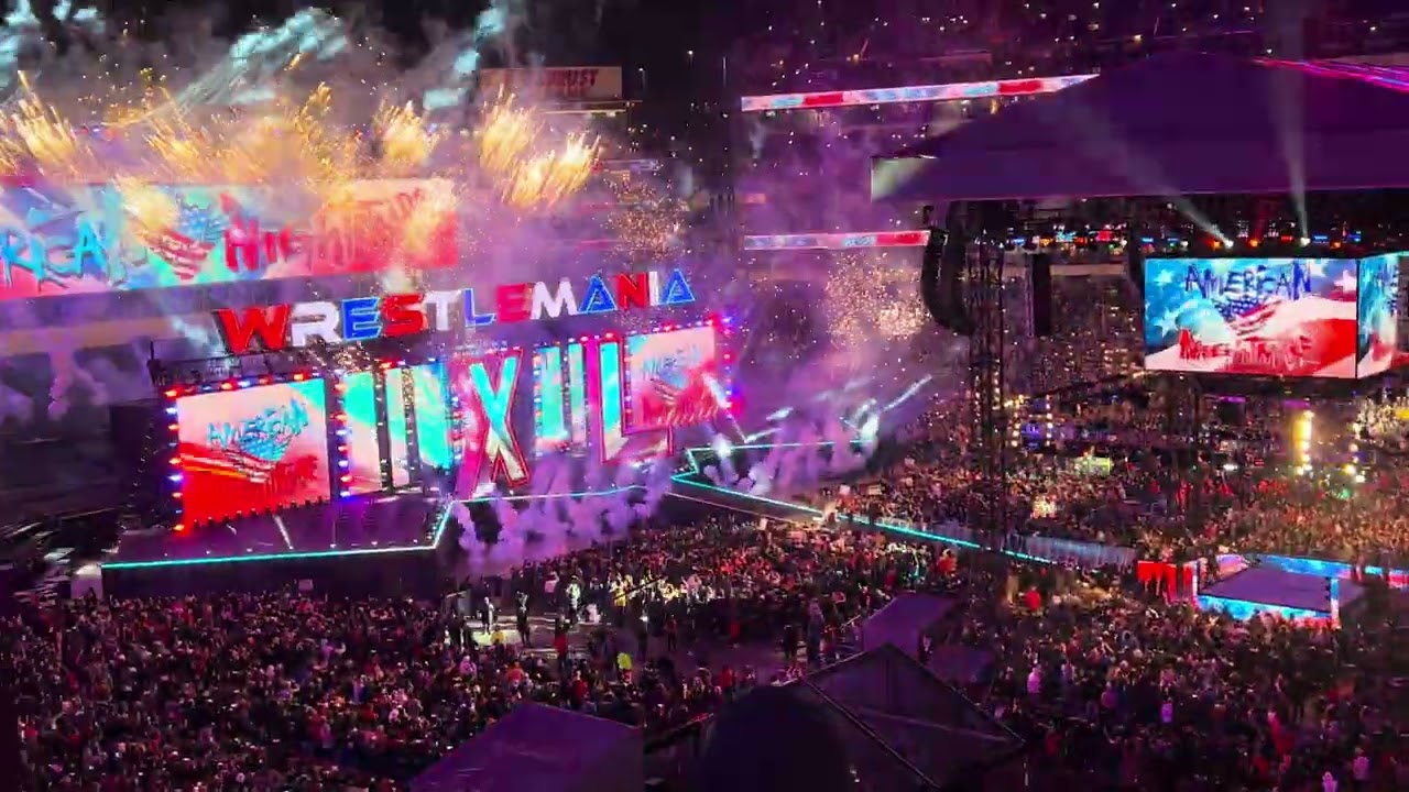 LIVE: Cody Rhodes entrance - Wrestlemania 40 Night 2 main event from Lincoln Financial Field, PA