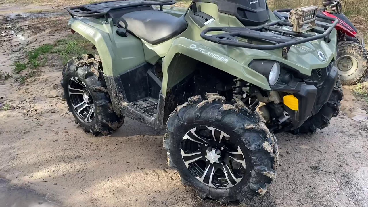 Can am outlander 450 with mega Mayhems