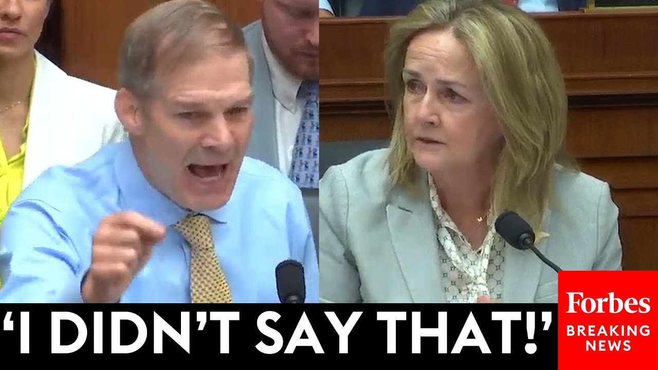 JUST IN: Jim Jordan Clashes With Madeleine Dean Over Her Claim He Wants To Defund The FBI