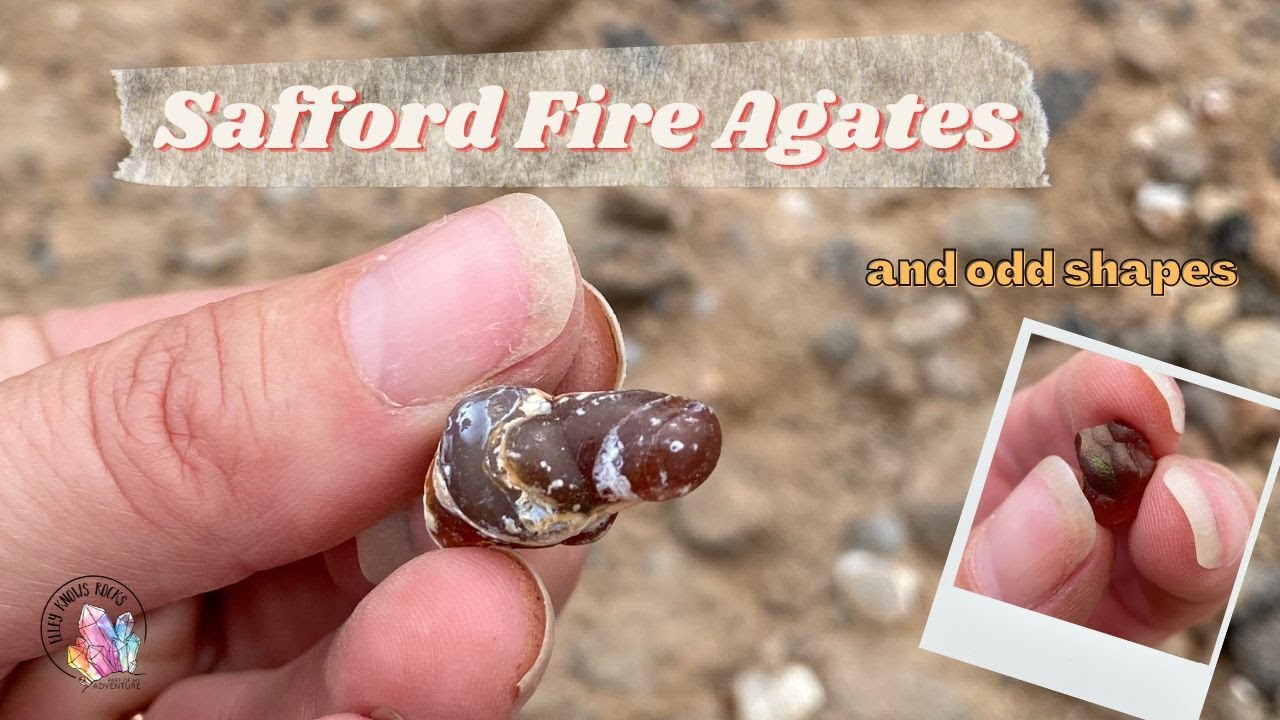 Would YOU pick up a D*** shaped Fire Agate? Safford AZ Black Hill  Rockhounding