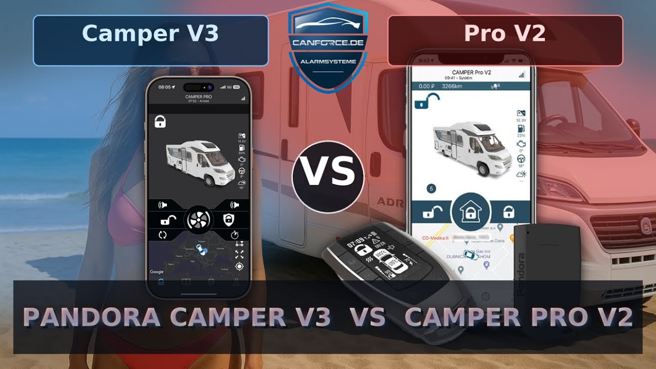 🚨WOHNMOBIL ALARMANLAGE: PANDORA CAMPER V3 VS. PRO V2 -WELCHE AUSWÄHLEN? #vanlife HOBBY PRESTIGE 2025