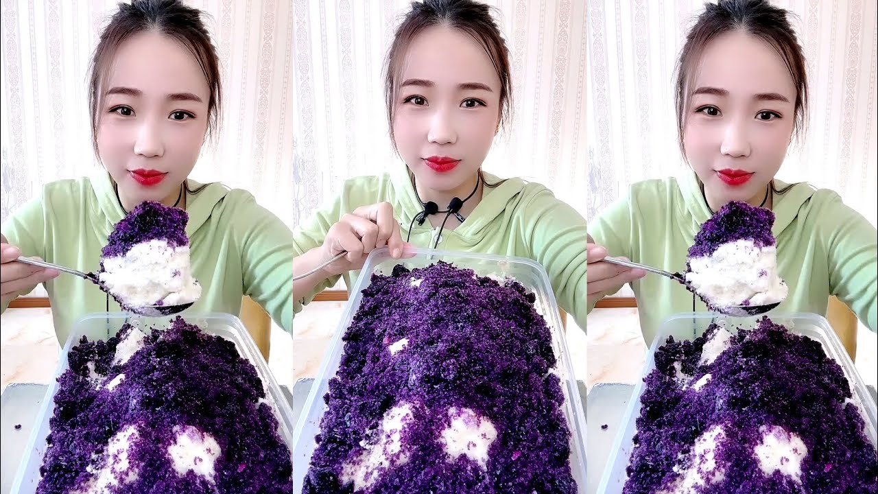 ASMR WHITE ICE EATING QIAN
