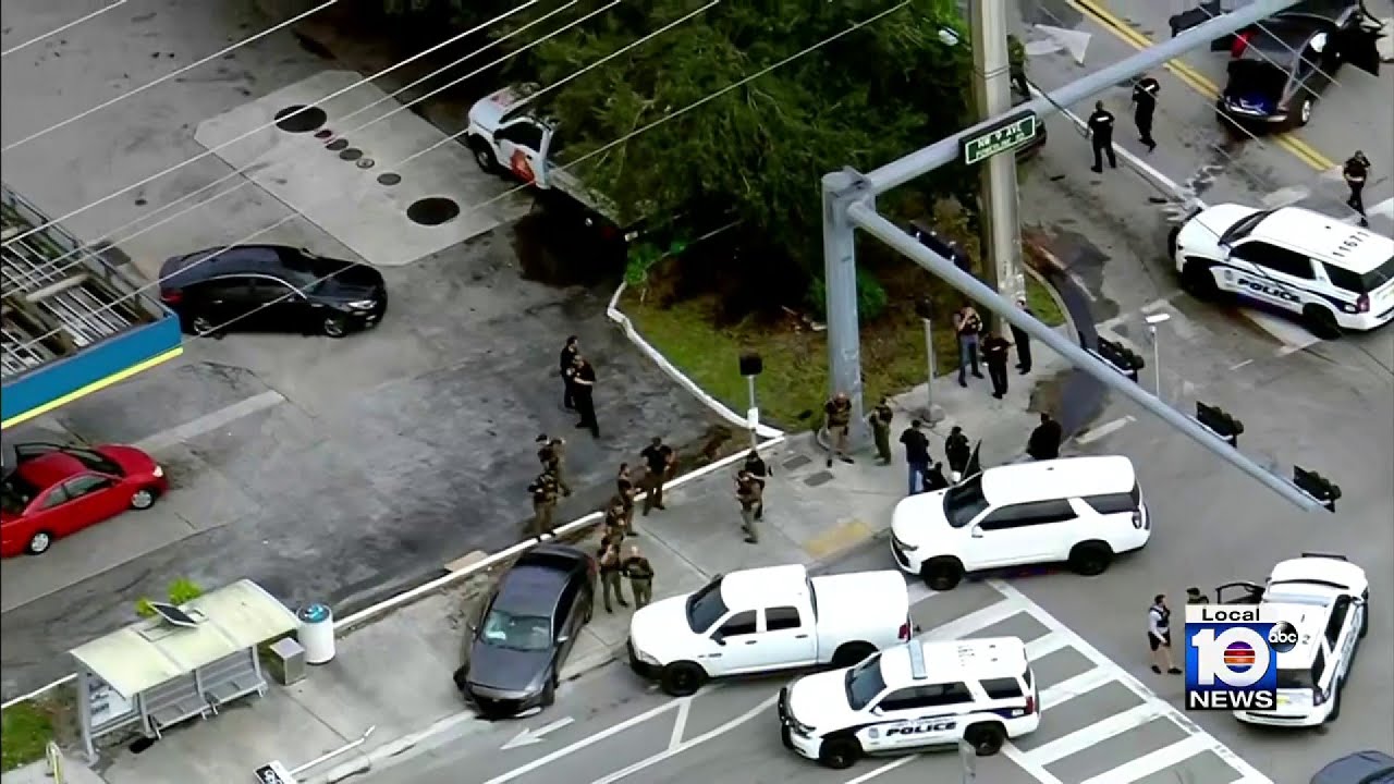 2 arrested after police pursuit leads to crash in Fort Lauderdale, detectives say