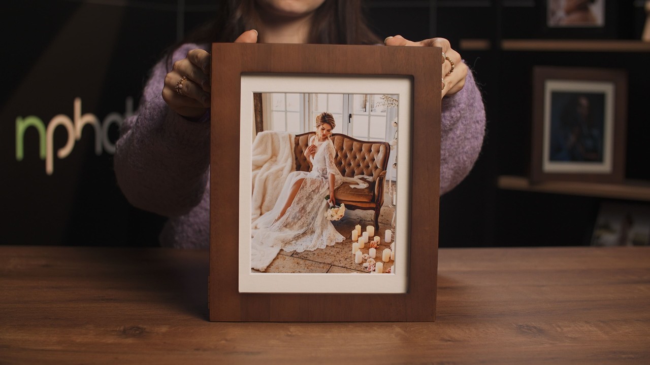Premium Folio Box nPhoto | Luksusowe Drewniane Opakowanie na Fotokarty