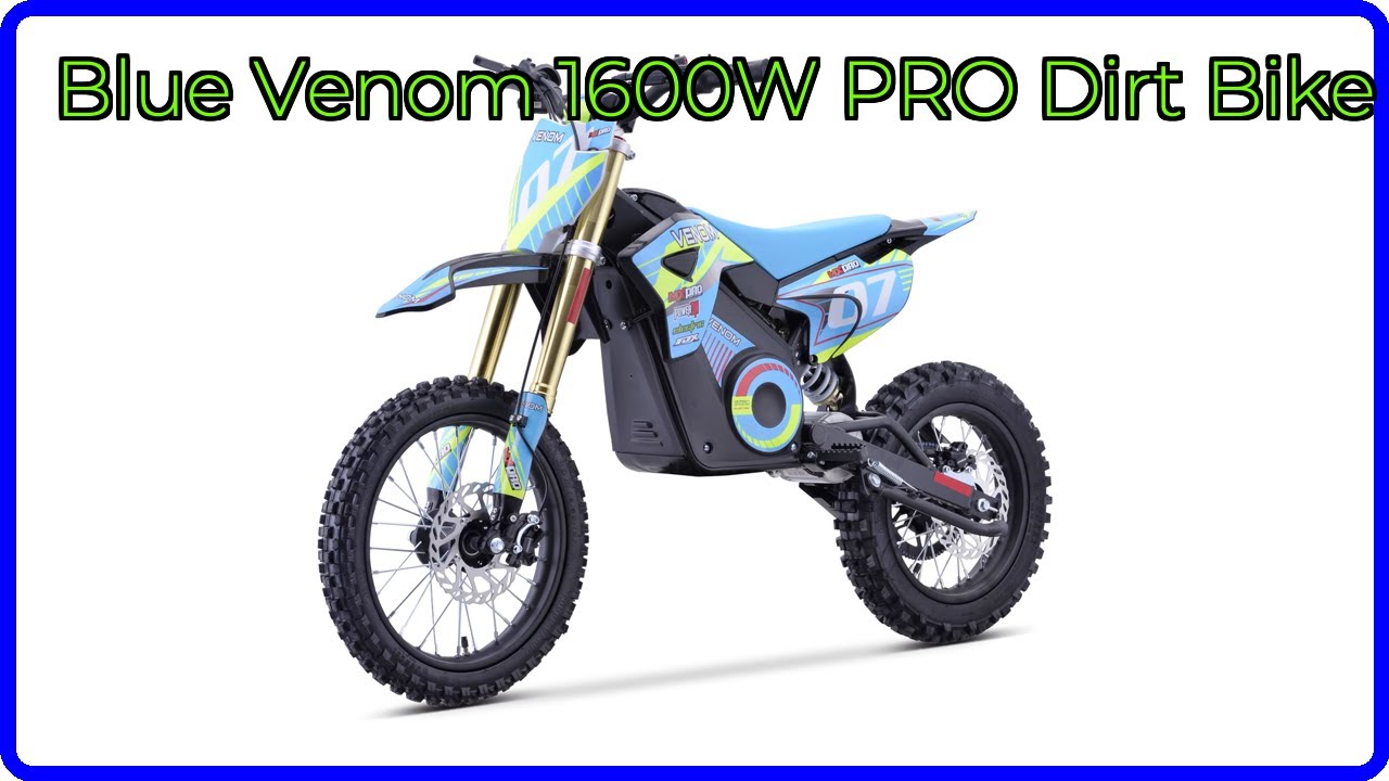 REVIEW (2026): Blue Venom 1600W PRO Dirt Bike. ESSENTIAL details.