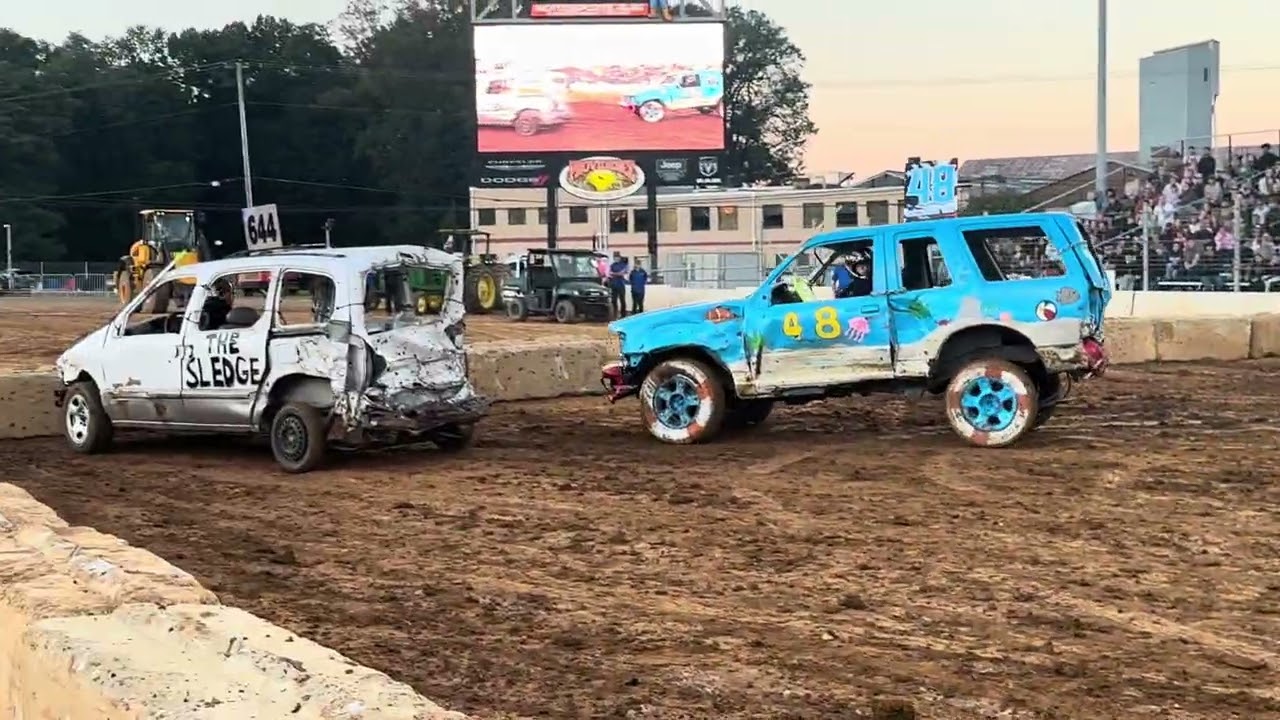 MWFA Heat 1 Demolition Derby Buck Motorsports Park 8-30-25 