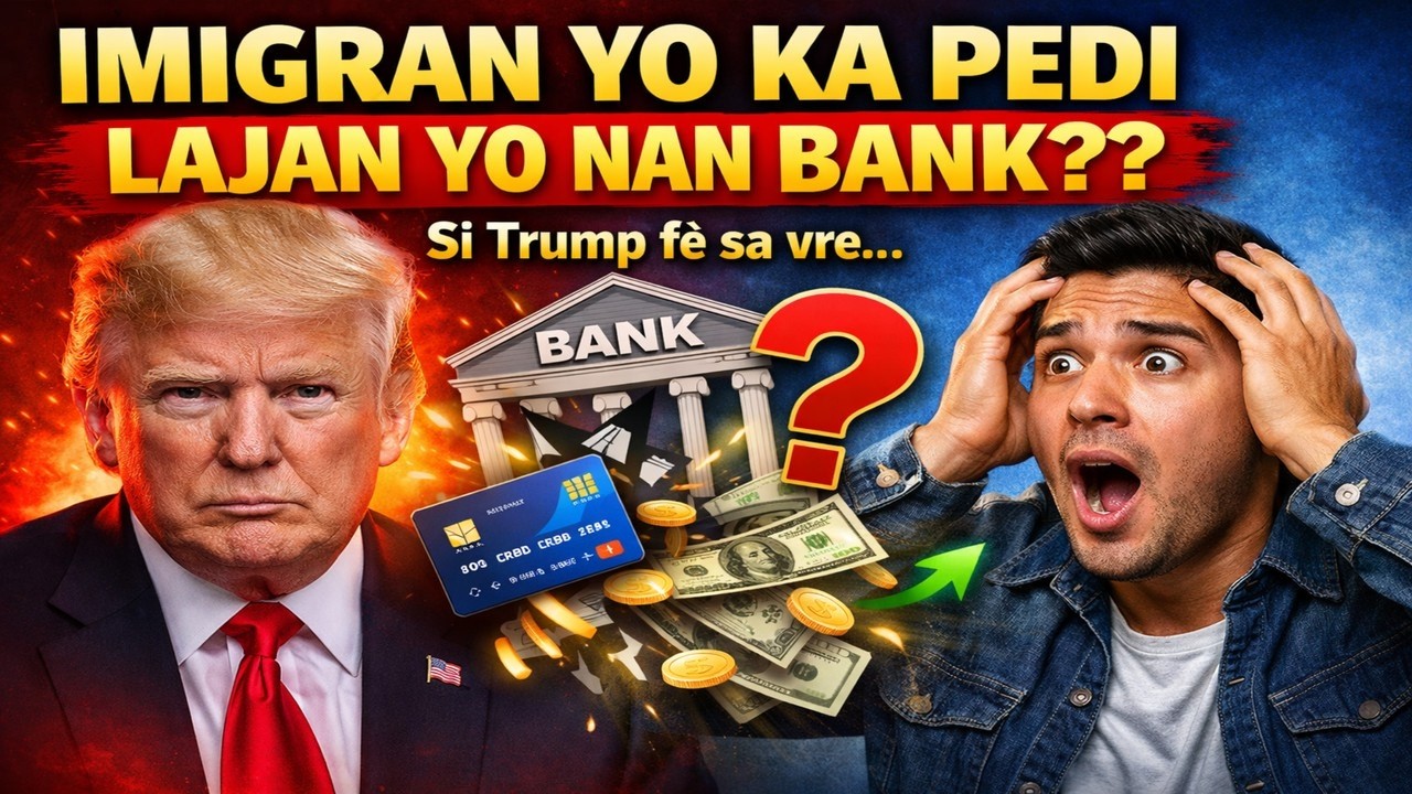 IMIGRAN YO AN DANJE? Trump Ka Fè Yo Pedi Lajan Yo Nan Bank!Abòne, like, epi aktive notifikasyon an.