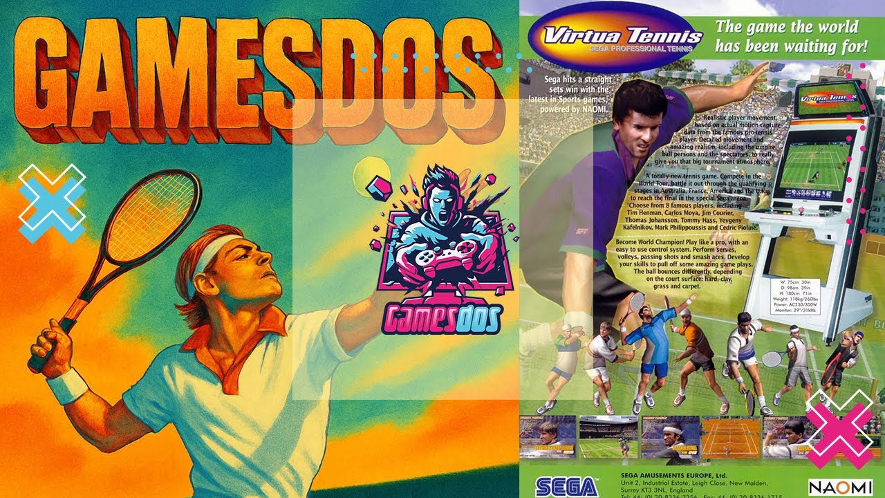 Virtua Tennis Gameplay Sega Naomi HD 1080p