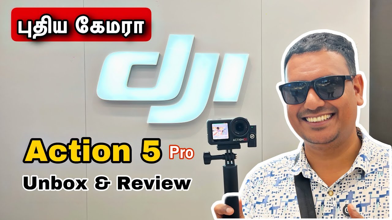 அடுத்த புதிய DJI கேமரா Buying New DJI Action 5 Pro Camera Unbox Review Tamil | Asraf Vlog
