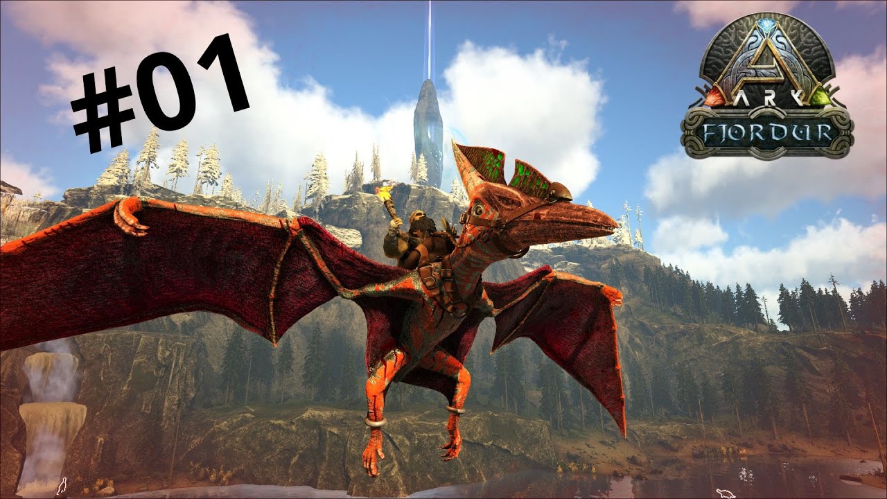 GIRAFUDOOO ARK SURVIVAL EVOLVED MAPA Fjordur (PARTE 01)
