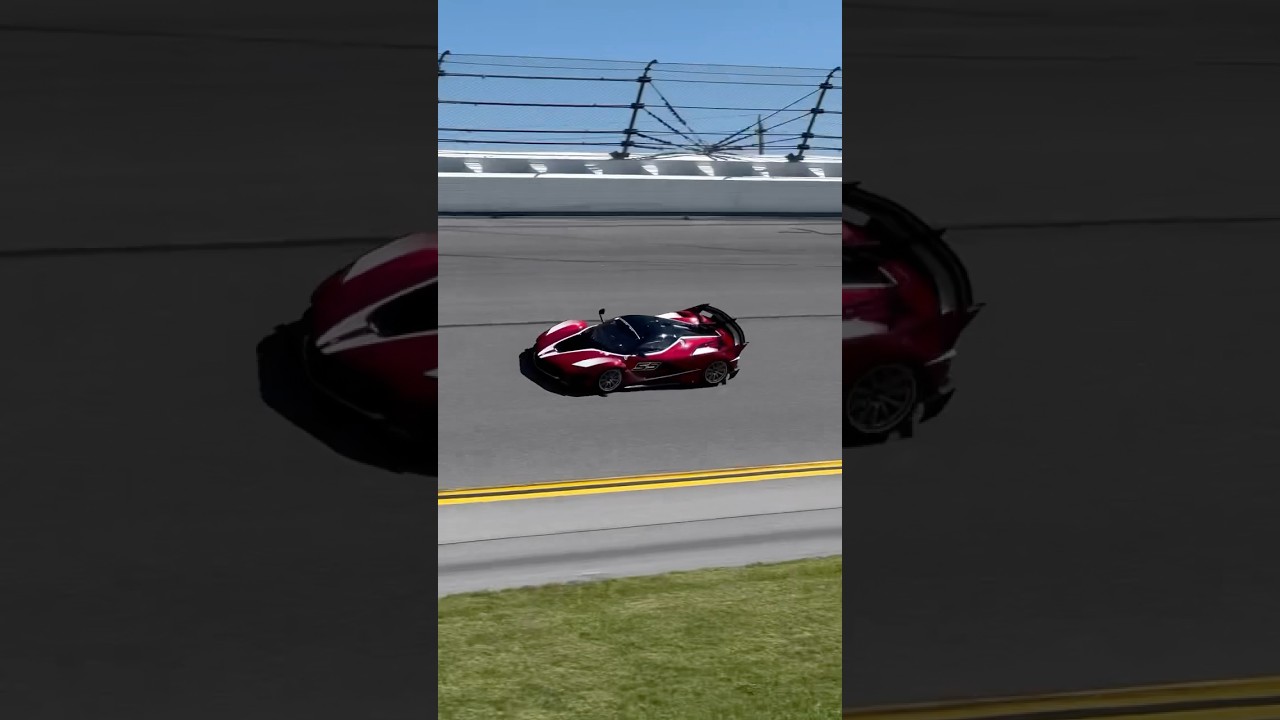 Get ready to witness the Ferrari FXXK EVO in action at Daytona International Speedway!