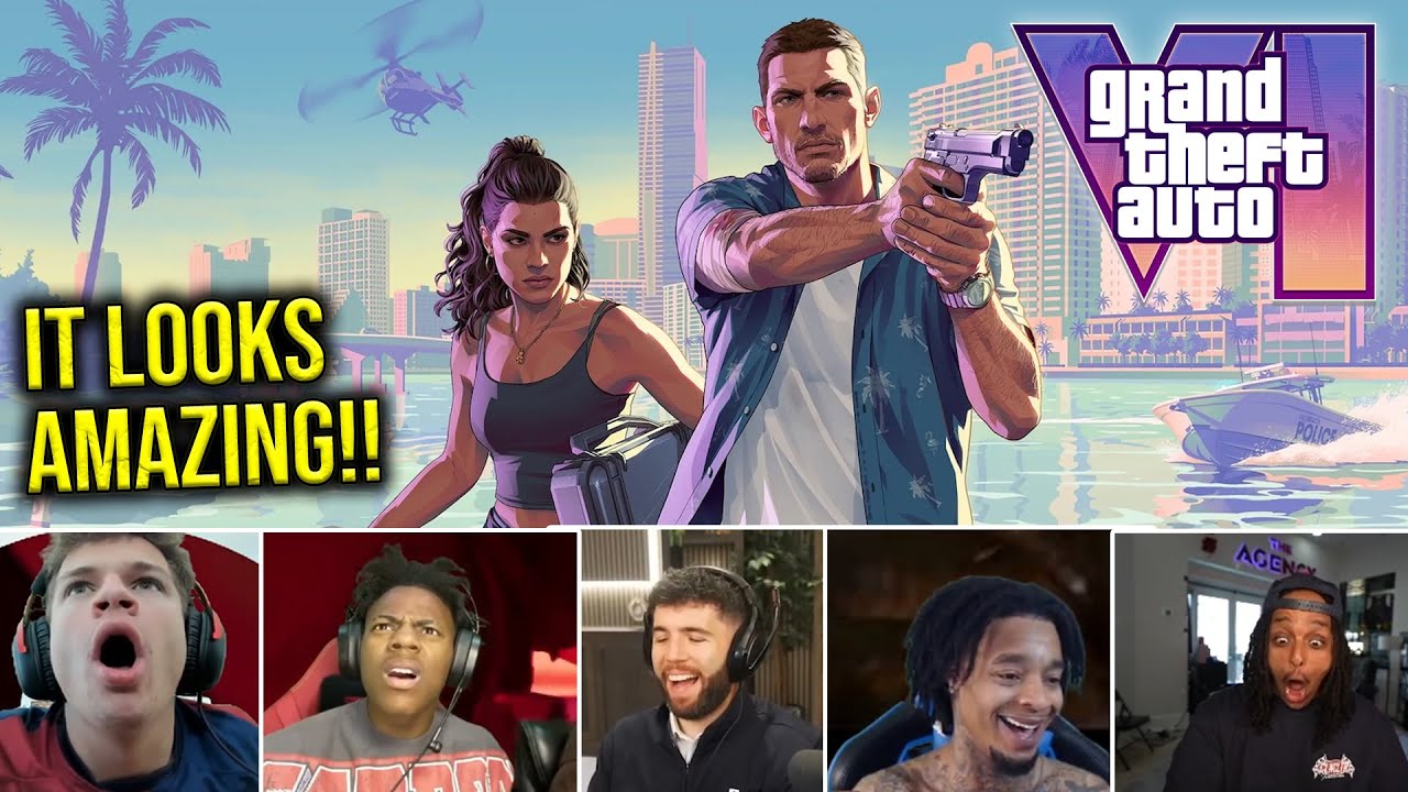 Streamers REACT To GTA 6 TRAILER 2! (ft. iShowSpeed, Agent, Jynxzi, Flight & MORE)