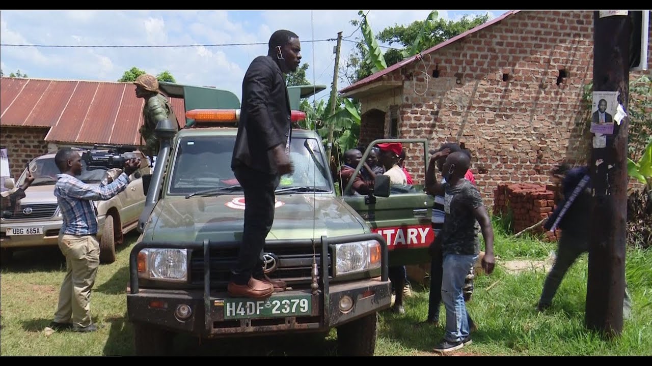 Bobi Wine supporters that overpowered Military Police