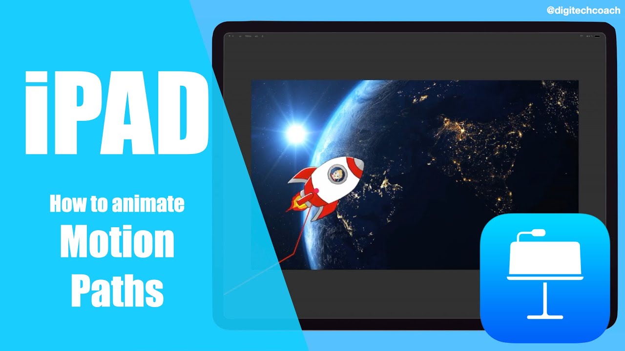 How to create a motion path in Keynote (iPad)