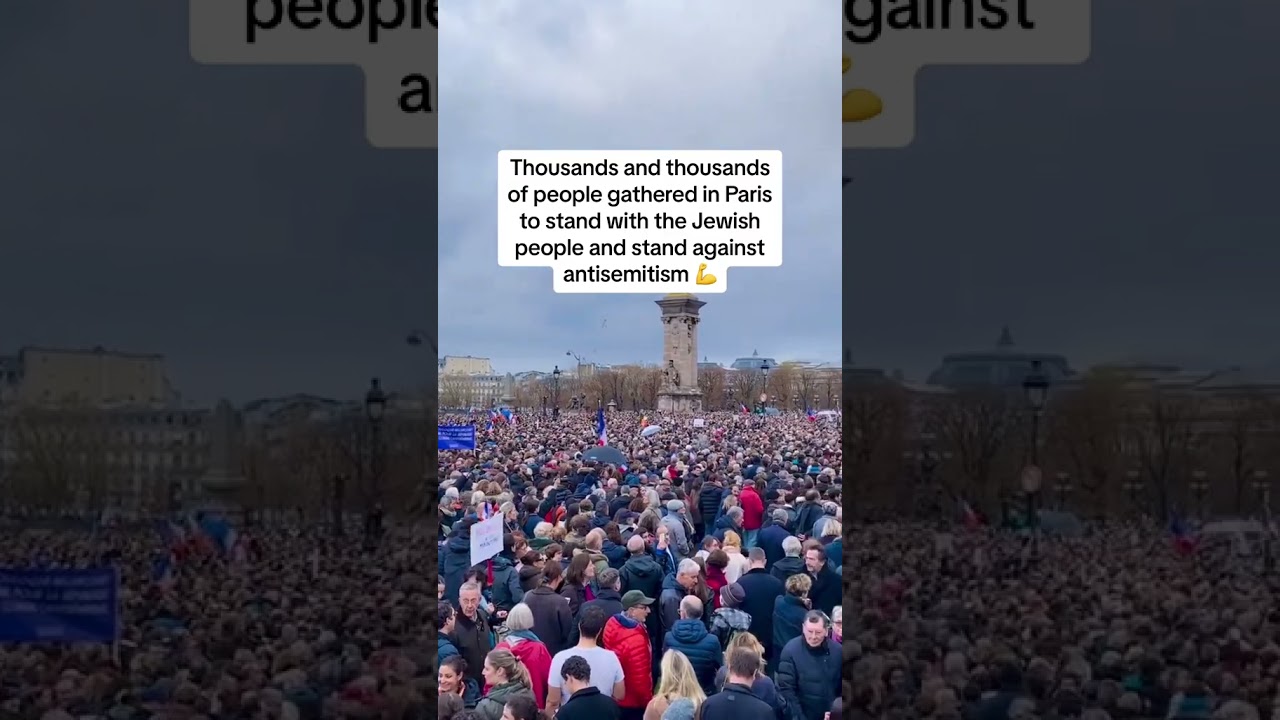 Paris Stands With The Jewish People