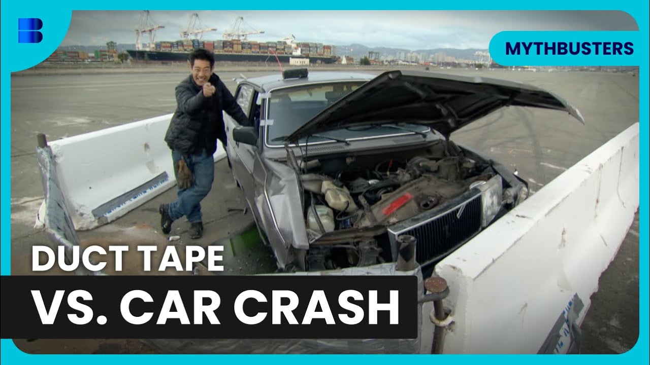 Duct Tape vs. Car Crash - Mythbusters - Science Documentary