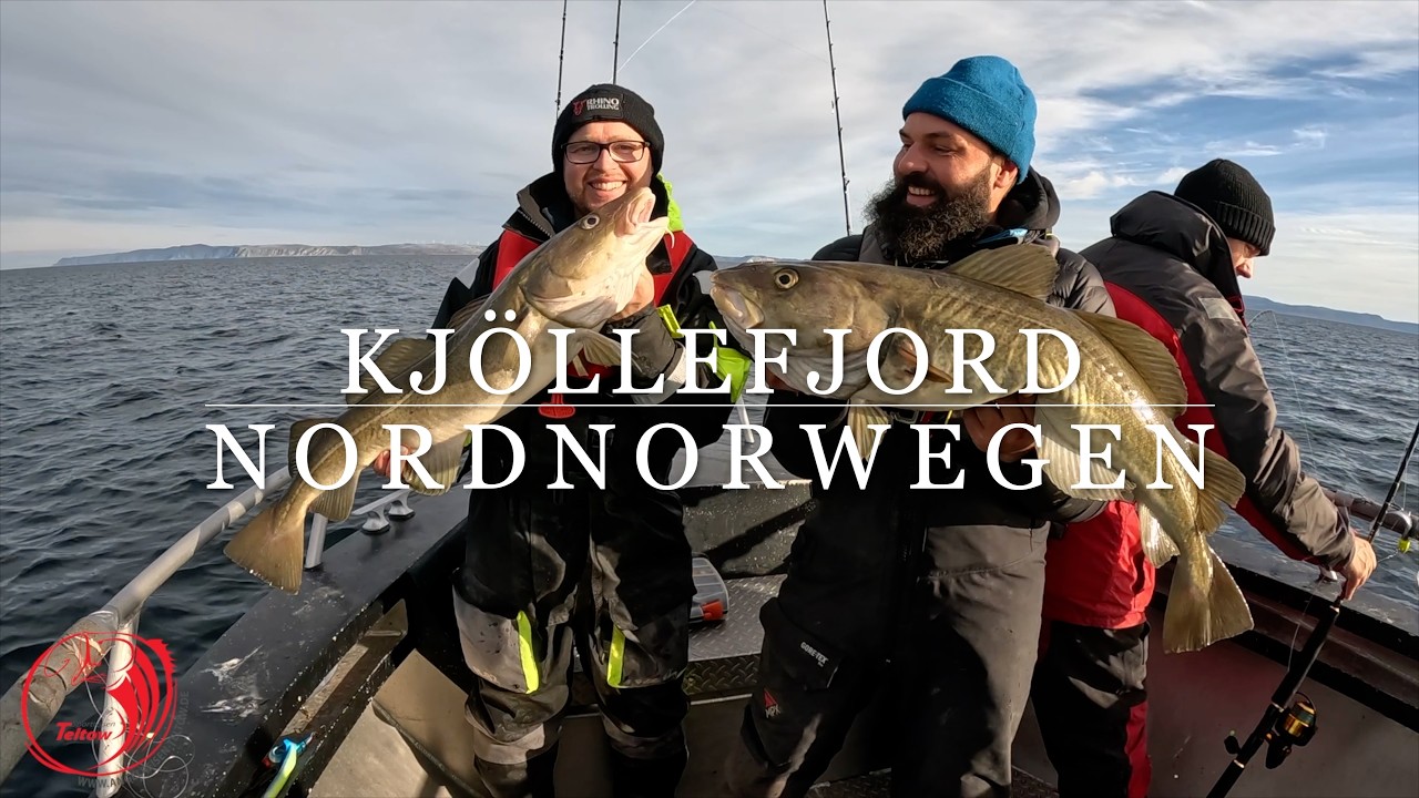 Kjöllefjord-Angelanlage ganz im Norden von Norwegen. Direkt am Fisch 🎣