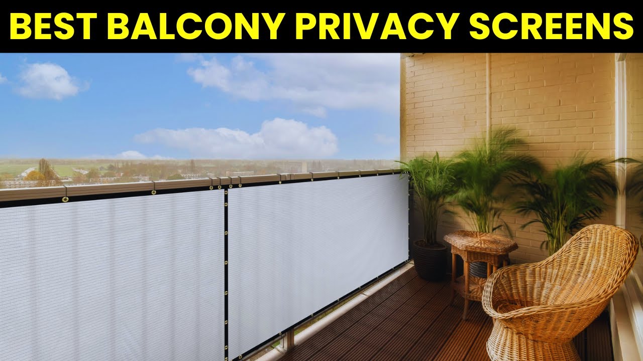 Top 5 Balcony Privacy Screens for a Stylish & Private Outdoor Space